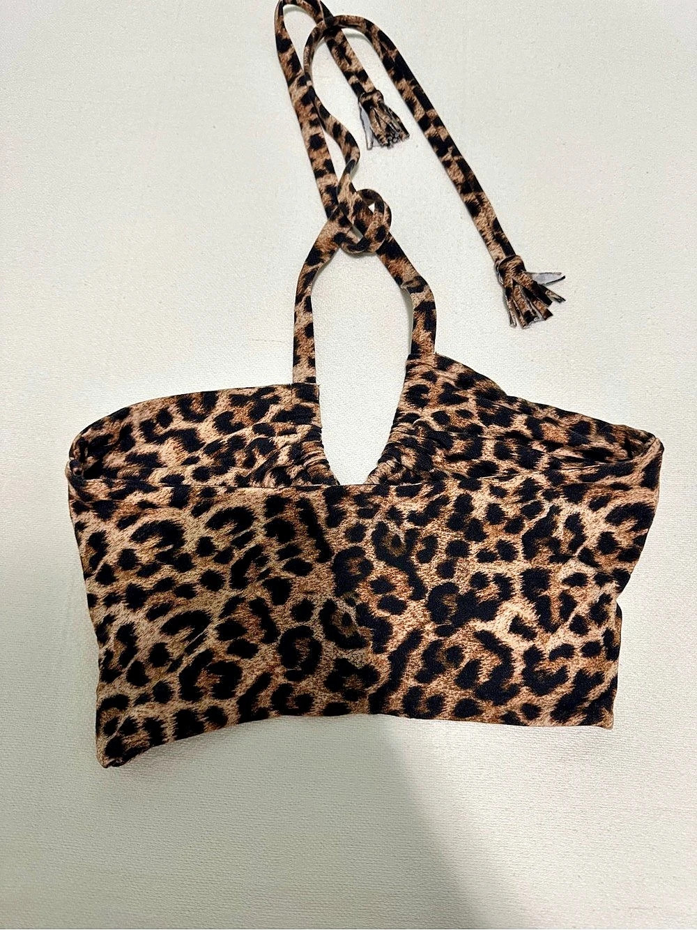 Royal Codes Selene Top (3-Way) Leopard Print ORGANIC Bamboo, LIMITED EDITION XS